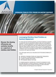 Leveraging Stainless Finishes in Sanitary Equipment